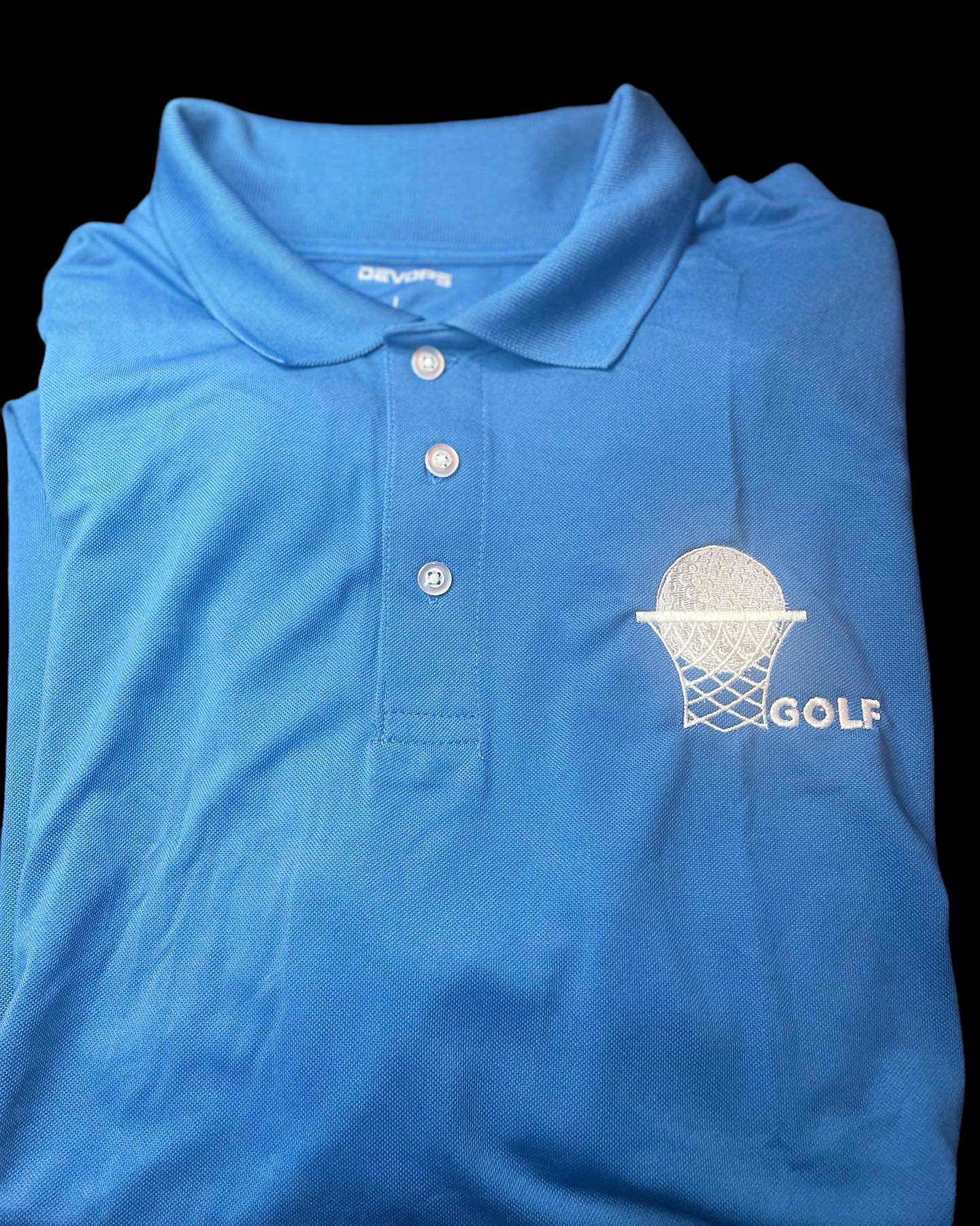 Blue Short Sleeve Performance Polo