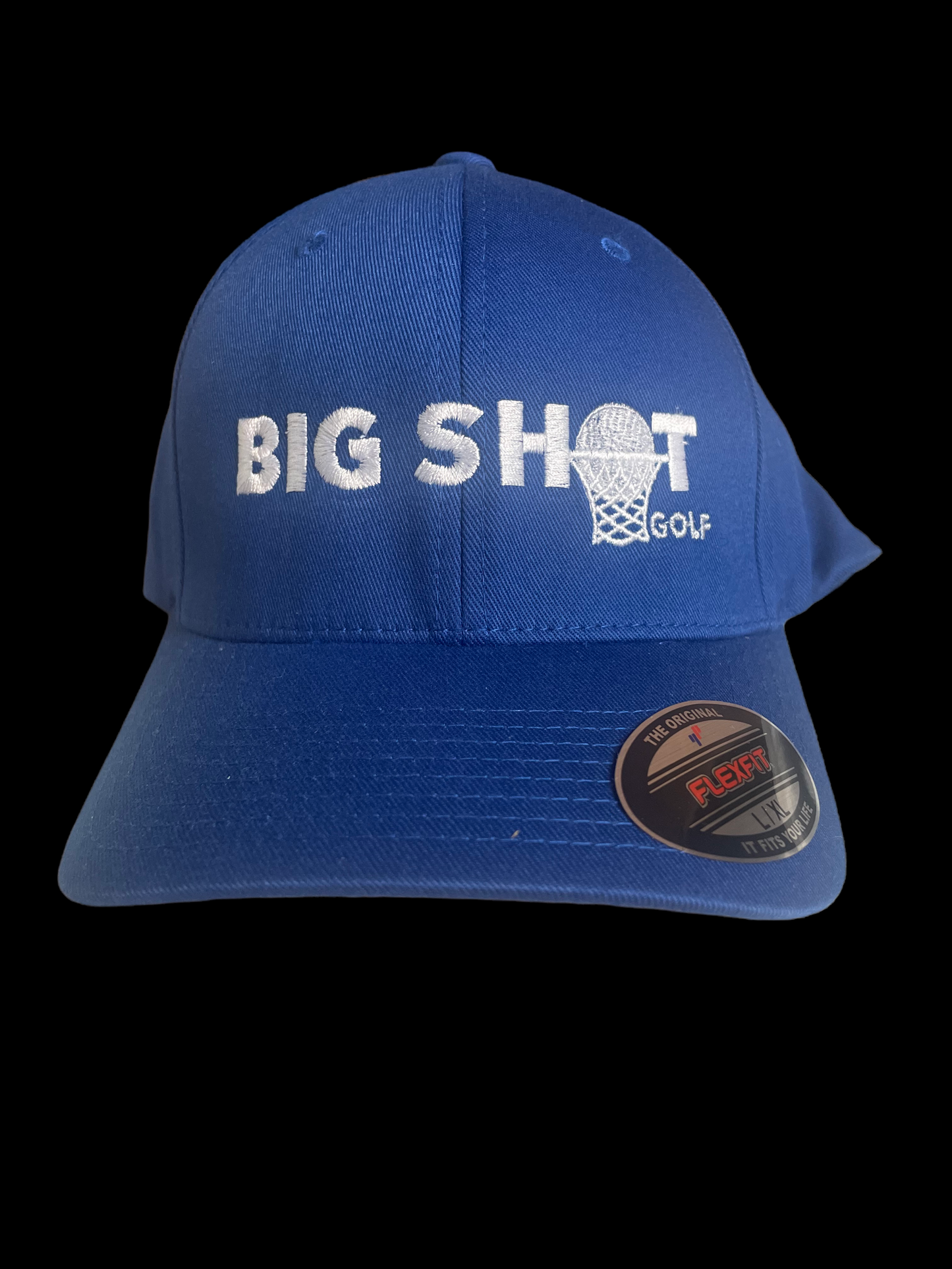 Blue Flexfit 6 Panel Cap
