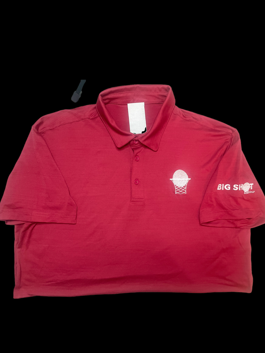 Red Performance Polo