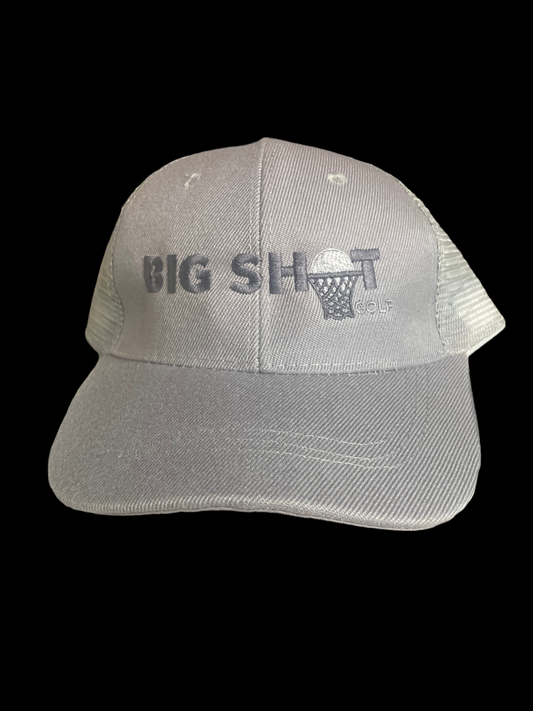 Grey Trucker SnapBack Cap